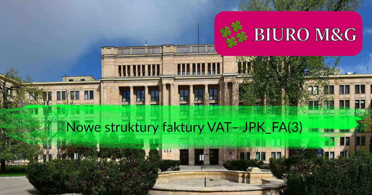 Nowe struktury faktury VAT